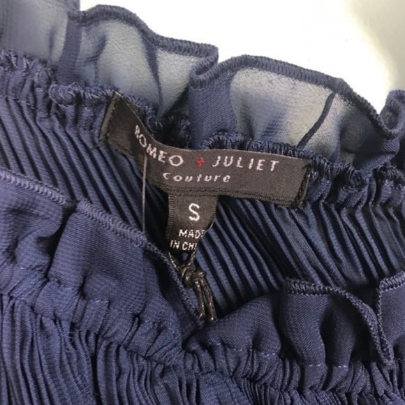 NWT Romeo & Juliet Off the Shoulder Ruffle - Picture 4 of 4